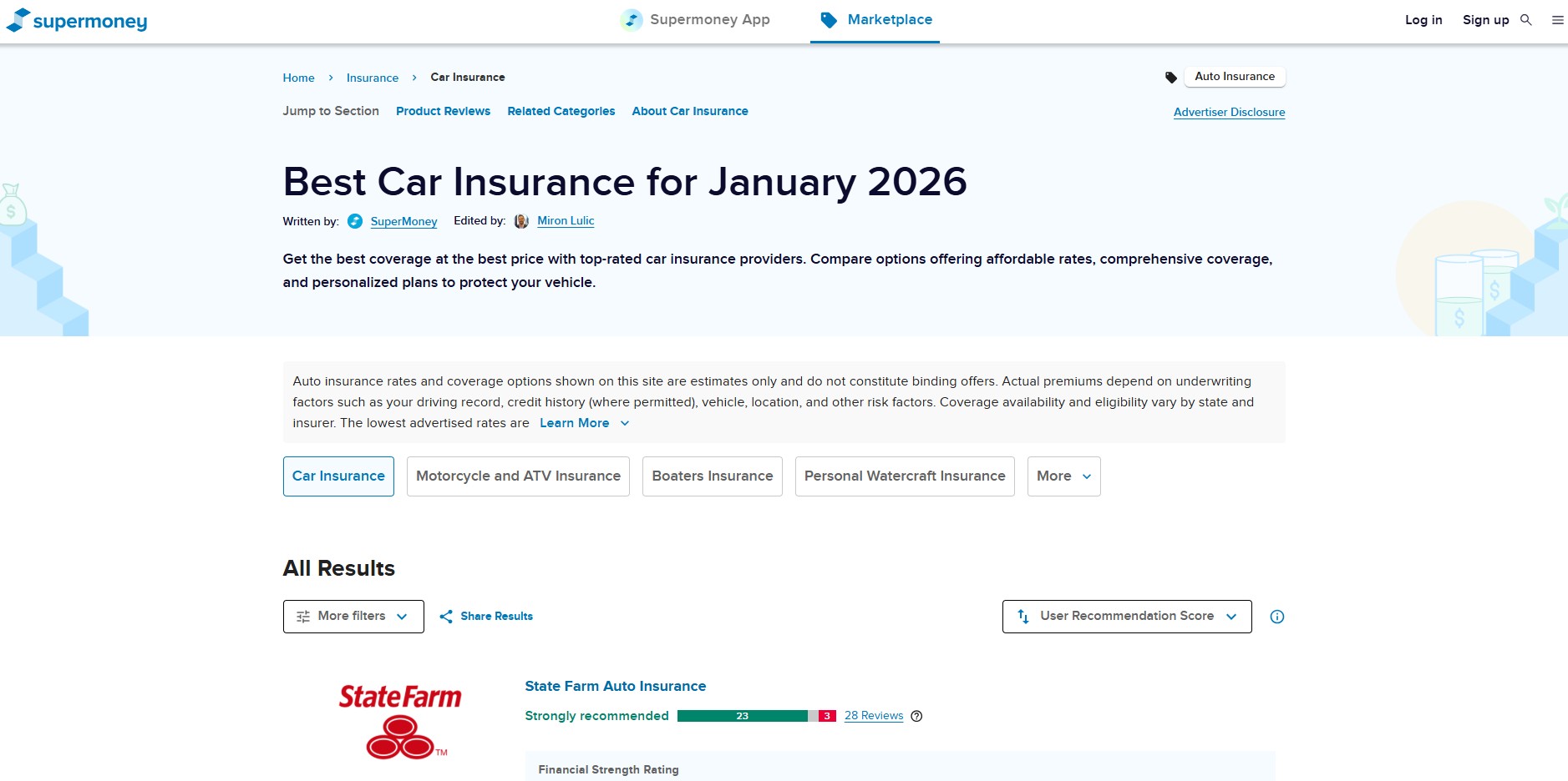 super money car insurane